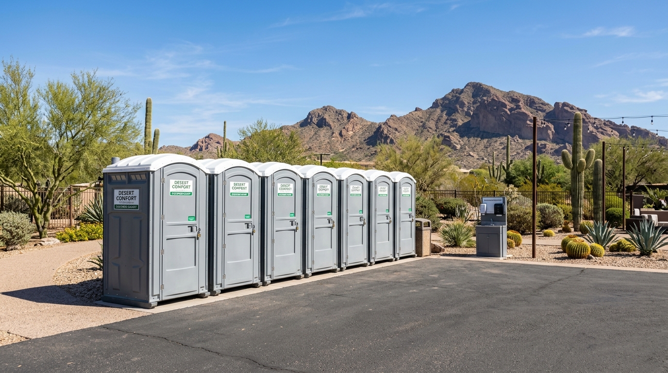 Wedding porta potty rental Phoenix